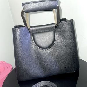 Black Leather Handbag!